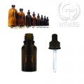 10ml Amber Glass Bottle (Boston Round) with Glass Dropper